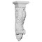 Ekena Millwork 8"W x 6"D x 22 7/8"H Acanthus Ribbon Corbel COR08X06X23AC - alternate 1